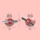 thumbnail image 5 of Purificador de aire piloto de animales de dibujos animados-rosa, ventilador de coche, clip hueco, difusor de aroma, decoración de aromaterapia de perfume de coche, accesorios para automóviles, 5 of 5