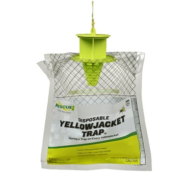 RESCUE! Yellow Jacket Disposable Trap, 1 Unit, West of Rockies Mix