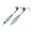 #42 Border Holo, variant on Shout! Blade Shotel Metal Sinking Jig with Assist Hook 128BS / 60g