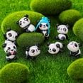 thumbnail image 2 of Muñeca Panda Figures HUOGUO en miniatura con forma de jardín de hadas, 16 piezas, 2 of 5