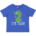 thumbnail image 3 of Inktastic 2nd Birthday Dinosaur Party 2 Year Old Boys or Girls Toddler T-Shirt, 3 of 5