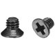 thumbnail image 4 of Uxcell M2.5 x 3mm Tornillo de fijación Phillips Galvanizado negro Paquete de 150, 4 of 5