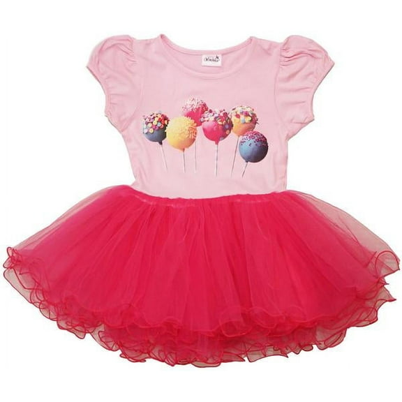 Wenchoice Pink/Hot Pink Lollipop Dress Girl'S M(3Y-4Y)