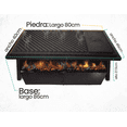 thumbnail image 4 of Asador de piedra volcánica Indesyth ACG-8646275, 4 of 5