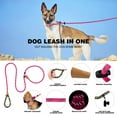 thumbnail image 2 of Correa para perro Slip Lead Lynxking, reflectante, muy resistente, rosa, 2 of 7