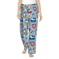 thumbnail image 2 of Picia Dogs With Pool Floats Womens Soft Woven Cotton Elastic Waistband Sleep Pajama Pant Lounge Sleep Pant With Pockets And Drawstring-Large, 2 of 9
