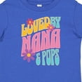 thumbnail image 4 of Inktastic Nana and Pops Love Me Retro Flowered Girls Baby T-Shirt, 4 of 5