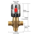 thumbnail image 4 of Thermostatic Mixing Valve Faucet Temperature Adjustable Mixer Control Tap Temperature Adjustable Spare Parts Repairing for Household Shower Room, 4 of 6