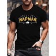 thumbnail image 1 of Vibrant Yellow & Black Bat Design, Short Sleeve T-Shirt for Summer, Machine Washable, 1 of 4