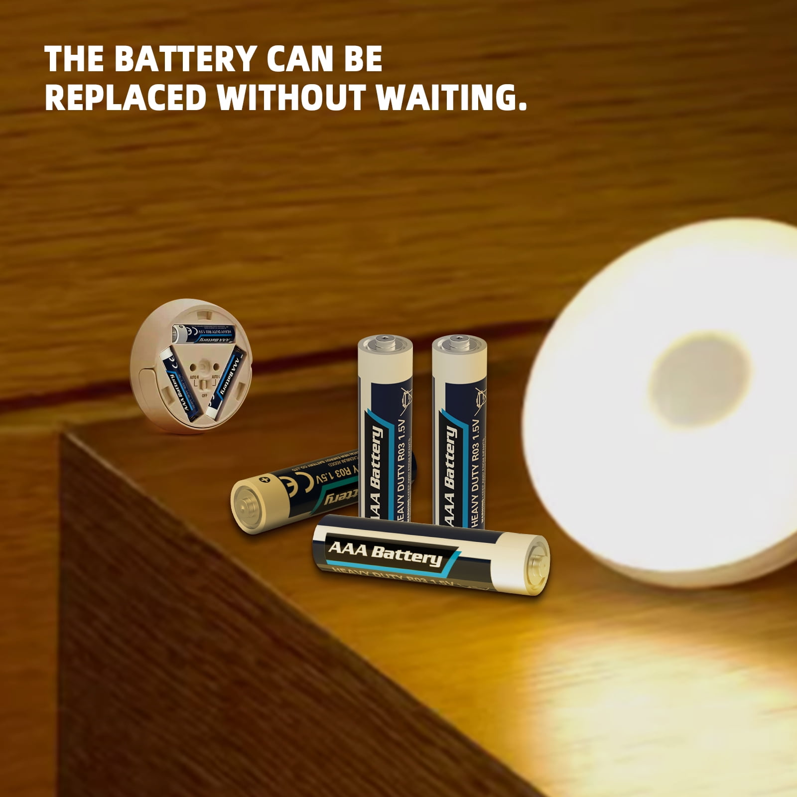 Yelikex AAA Battery 56 Pack, Dual A Battery 1.5V R6P, Suitable for Home and Electronic Devices, 10-year Shelf Life