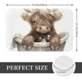 thumbnail image 2 of Yiaed Cute Cow Bath Print Flannel Doormat Mat Outdoor Indoor Door Mats,Welcome Matt Outdoor Front Door Mat Doormat Outdoor Mat Outdoor Mat,16"x24", 2 of 7