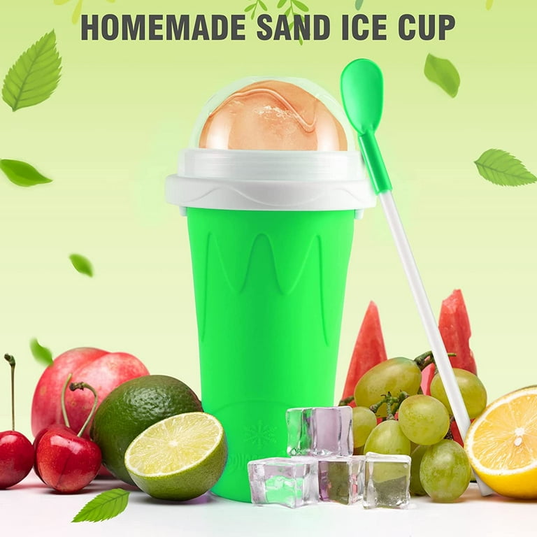  Slushie Maker Cup - TIK TOK Quick Frozen Magic Cup, Double  Layers Slushie Cup, DIY Homemade Squeeze Icy Cup, Fasting Cooling Make And  Serve Slushy Cup For Milk Shake, Smoothies, Slushies 