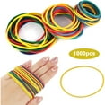 thumbnail image 3 of WuPing 1000 Pcs Colorful Rubber Bands Set 25mm/38mm/50mm Diameter Rubber Bands Elastic Rubber Bands Household Rubber Bands Reusable, 3 of 7