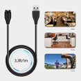 thumbnail image 4 of 2pcs Charger Cable Compatible for Fitbit Fenix 6X Smart Watch USB Charging Cable Cord Adapter Repalcement, 4 of 5