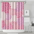 thumbnail image 2 of Boho Tribal Earth Tone Shower Curtain 72x84, Vintage Quick-Drying Polyester with Plastic Rings for Farmhouse Bathrooms, 2 of 5