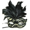 thumbnail image 4 of Short Nose Black Venetian Mask- Mardi Gras, 4 of 9