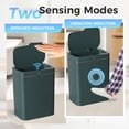 thumbnail image 3 of 18L Cubo De Basura Automático Con Sensor,Sin Contacto USB Rechargeable Botes de Basura Inteligente Con Tapa Eléctrica,Cubo de Basura Impermeable,para Baño,Cocina, Oficina, Recámara, 3 of 8
