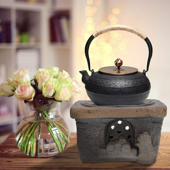 OUNONA  Tea Warmer Light Candle Holder Decorative Teapot Heater Base