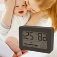 thumbnail image 5 of Digital Thermometer Hygrometer with Smile Indicator, Room Temperature and Humidity Monitor, LCD Display, -20°C to 60°C Range, Table Stand or Wall Mount, Powered by CR2032 Battery, 5 of 6
