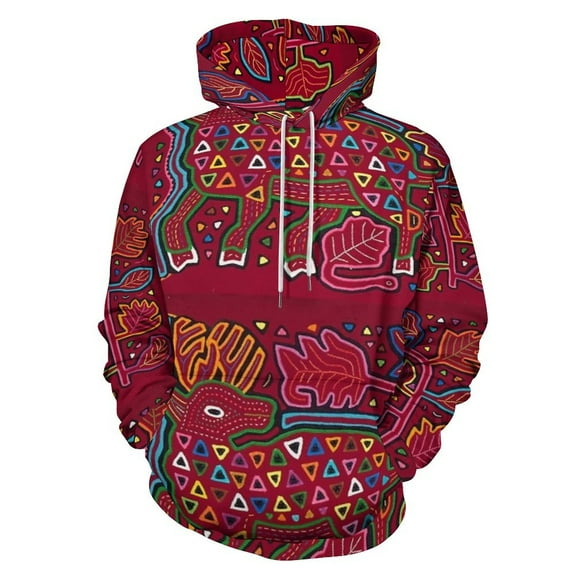 Mola De Panama Deer Oversized Hoodies for Women Pullover Womens Clothes with Pocket Mens Ultimate Pullover Hoodie Sweatshirt S-6XL