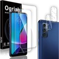 thumbnail image 1 of ccwonima [2+2 Pack Screen Protector for Motorola Moto G Play 2023 and Camera Lens Protector - Tempered Glass,Anti-fingerprint,Shatter Proof,HD Clarity, 1 of 1
