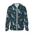 thumbnail image 1 of Balery Cute Turtle Sudadera ligera de manga larga con capucha y protección solar UPF 50+ para hombre y mujer, ideal para pesca y running-Small, 1 of 7