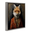 thumbnail image 2 of Stupell Industries Traditional Mystical Metamorphosis Fox Gray Floating Frame Canvas Art, 18 x 18, by Lazar Studio, 2 of 8