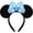 Blue-white Dots, variant on Handmade Mouse Ears Headband for Women and Ladies, Polka Dot Bow Mini Ears Costume Accessories Blue-white Dots
