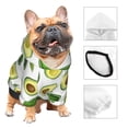 thumbnail image 5 of Yiaed Avocado1 Print Dog Hoodie Security Pet Dog Costume Pets Dog Hoodie Sweatshirt with Pocket for Small Dogs-X-Small, 5 of 5