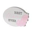 thumbnail image 1 of Wood Oval Block Decor Best Mom Ever, 1 of 3
