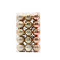 thumbnail image 1 of 6cm 30 Christmas Balls Bright Ball Hand-painted Ball Set Christmas Tree Decoration Ball Bucket, 1 of 5