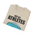 thumbnail image 4 of Vintage Not All Athletes Wear Shoes Inspiring Swimmer Saying Retro Swimming Teams Motivational Athletics Quotes Unisex Softstyle T-Shirt, 4 of 4