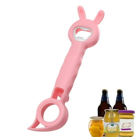 

Vokewalm Bottle Opener Rabbit Stainless Steel Cute Bottle Opener Comfortable Handheld Rabbit Bottle Opener Novelty Kitchen Tools for Women Child stylish