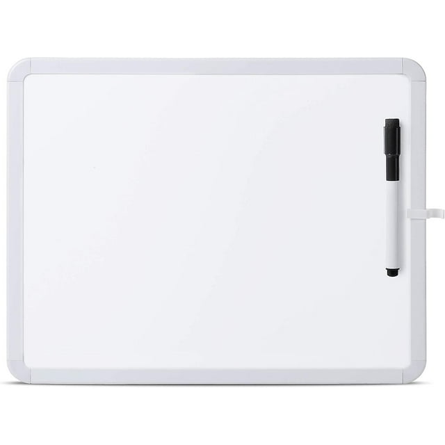 dry erase board, 20 x 30 cm) with black dry erase marker, small white board, student white board, small dry erase board, mini white board, mini white