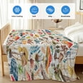 thumbnail image 4 of Colorful Mushroom Cooling Blanket,Lightweight Breathable Summer Throw Blanket with Double Sided Cold Effect,Spring Floral Summer Botanical Rustic Picnic Blankets Bed Sheet for Hot Sleepers 50"x60", 4 of 8