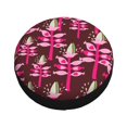 thumbnail image 3 of XMXY Floral Illustration Seamless Flower Spare Tire Cover, Universal Waterproof Cover for Jeep RV Tire Wheel Protection, 16 inch, 3 of 8