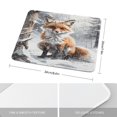 thumbnail image 2 of 8x10 IN Mouse Pad - Cute Christmas Fox, Comfortable and Washable, Great for Laptop or Wireless Mouse, Perfect for Women and Boys on Holidays, 2 of 7