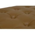 thumbnail image 5 of Studio Designs Home Lintel 35" Wide Bonded Leather Bench, Caramel, 5 of 9
