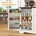 thumbnail image 4 of Blotout 65" Sideboard Buffet Cabinet with Storage, Farmhouse Kitchen Pantry Storage Cabinet, Credenza with Drawers, Wood Coffee Bar Cabinet, White, 4 of 7