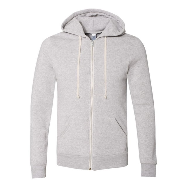 Rocky Eco-Fleece Full-Zip Hooded Sweatshirt, 2XL, Eco Light Grey
