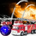 thumbnail image 2 of Fire Engine Toy 360° Water Spraying Electric Fire Truck with Lights & Sound, 2 of 10
