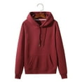 thumbnail image 3 of Purple Hooded Sweatshirt Men Women Japanese Streetwear Oversized Hoodie Men Couple Harajuku Casual Sport Pullovers Sweat Homme, 3 of 6