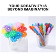 thumbnail image 5 of HongHeng Wide Assorted Bright Colors Smoothie Straws, Fat Plastic Disposable Drinking Straws, Pack of 1000, 5 of 7