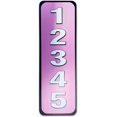 thumbnail image 2 of Curb-N-Sign Reflective 911 Address Sign for Mailbox, Single/Double Sided, Solid Aluminum, Custom and Pre-Drilled signs Horizontal/Vertical, 5 Year Warranty (Single Sided (Horizontal, Pink), 2 of 9
