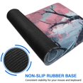 thumbnail image 4 of Japanese Mouse Mat, Pink Cherry Blossoms with Mount Fuji, Rectangle Large Non-Slip Rubber Gaming Mouse Pad with Stitched Edges, Office Mouse Pad for Women Men Kids, 31.5x11.8in, 4 of 7