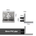 thumbnail image 1 of L Shape Stainless Steel Wall Side Floor Drain Balcony Same Layer Waste Filter, 1 of 4