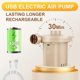 thumbnail image 3 of Electric Air Inflator - 4000mAh Electric Air Inflator, 50W High Power Air Mattress Inflator, Portable Air Pump with Battery, Inflatable Pool Inflator, 3 of 5