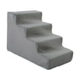 thumbnail image 1 of Rampa para gatos, escaleras para perros, escaleras ligeras para cachorros, suaves y cómodas, máquina 4 Pasos Gris, 1 of 8