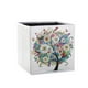 thumbnail image 3 of Bewildely Caja de almacenamiento plegable con pintura de diamantes, cubo plegable, cesta organizadora plegable DIY SNH003 Artesanía No.02 Bewildely HA7896-02B, 3 of 6