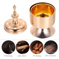 thumbnail image 6 of Incense Burner Holder Bakhoor Frankincense Waterfall Insence Censer Charcoal Arabian Cones Metal Stick Flowing Water, 6 of 8